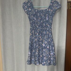 Floral Smocked Dress Girls 10/12 Belk